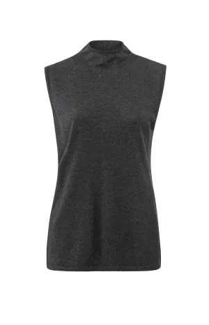 Sleeveless Sweater in Anthracite Grey