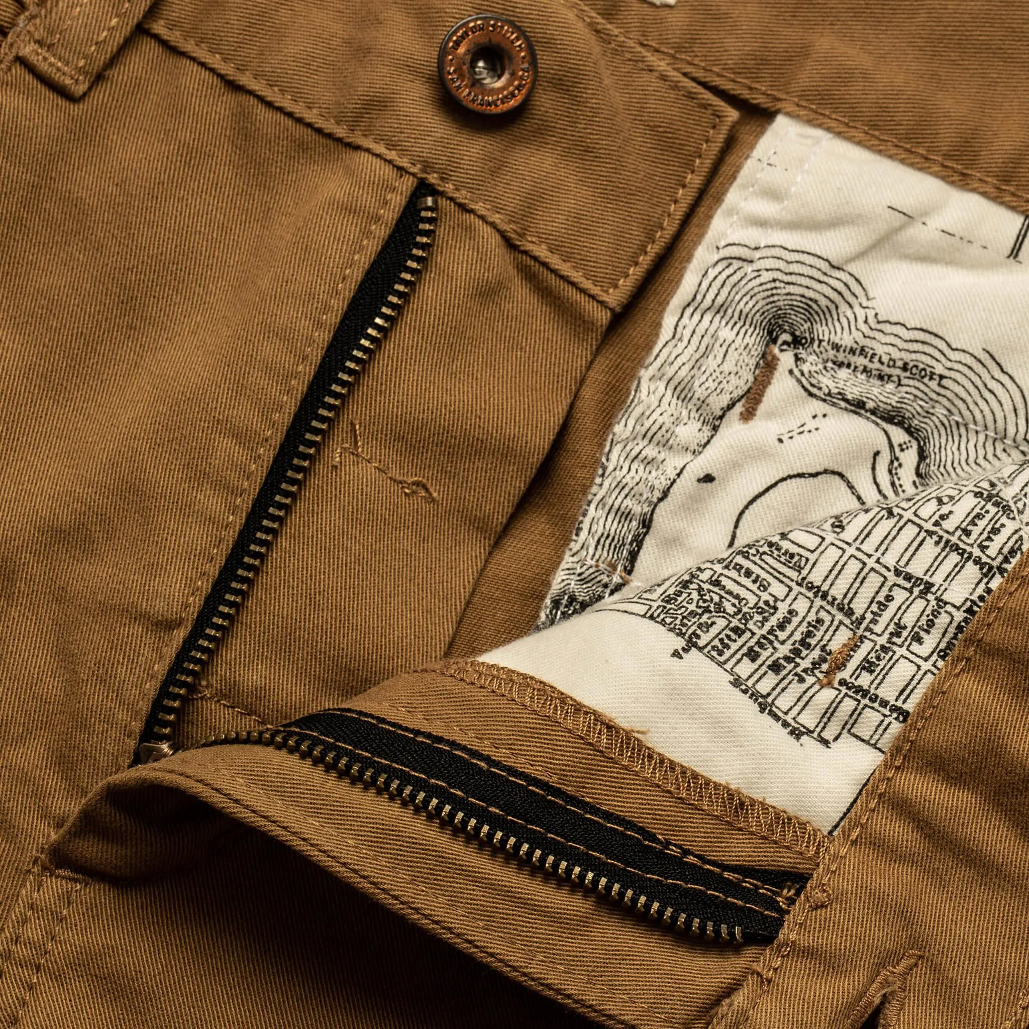 The Democratic Chino in Organic British Khaki