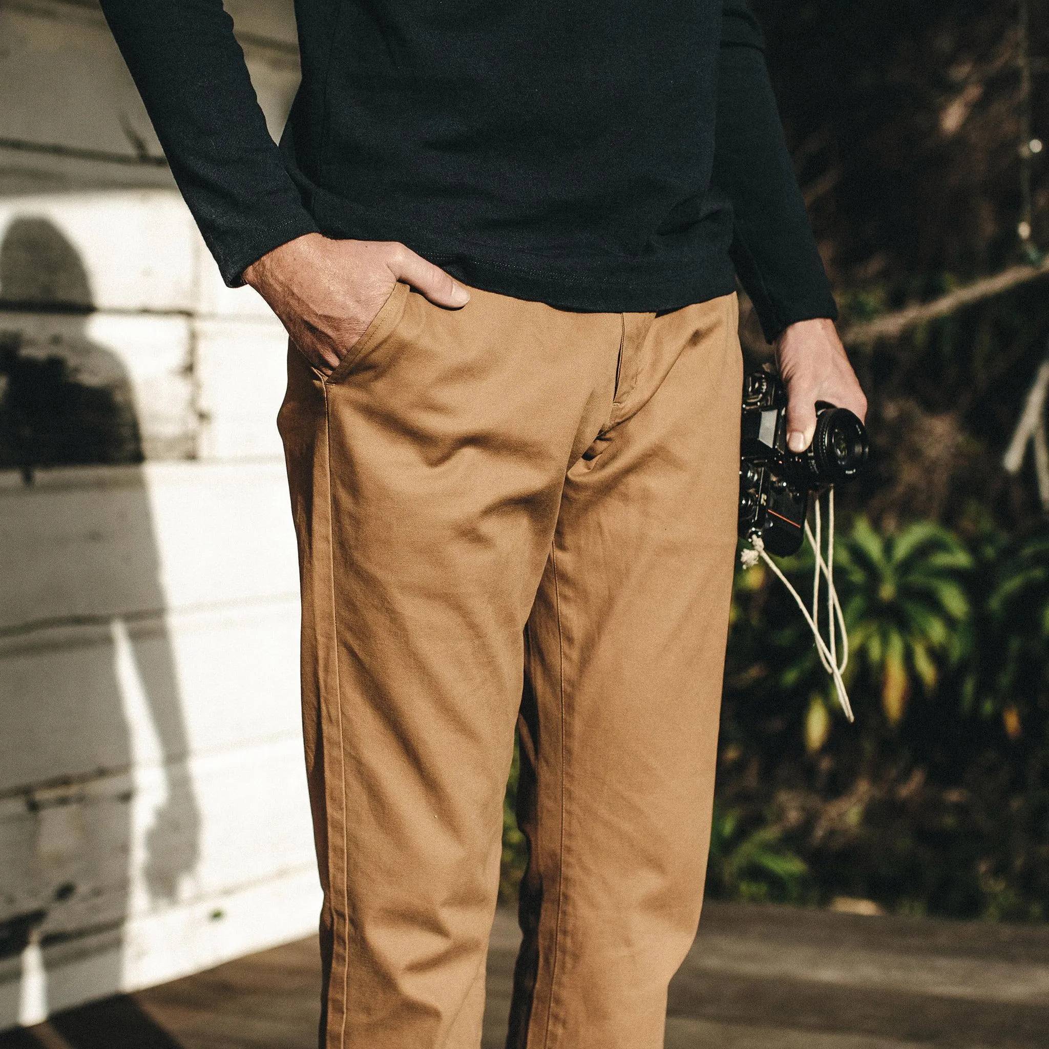 The Democratic Chino in Organic British Khaki