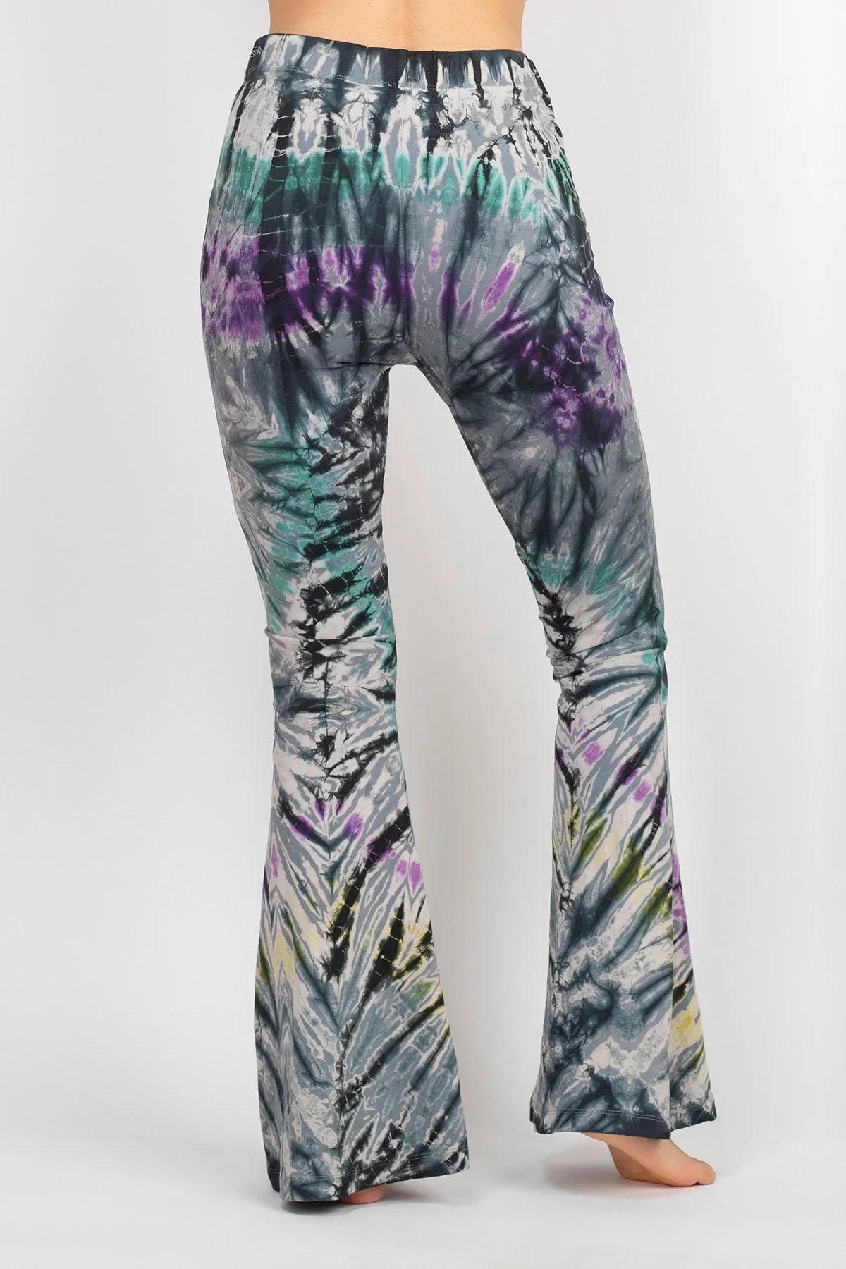 Tie-Dye Organic Cotton Belly Bottom Pants