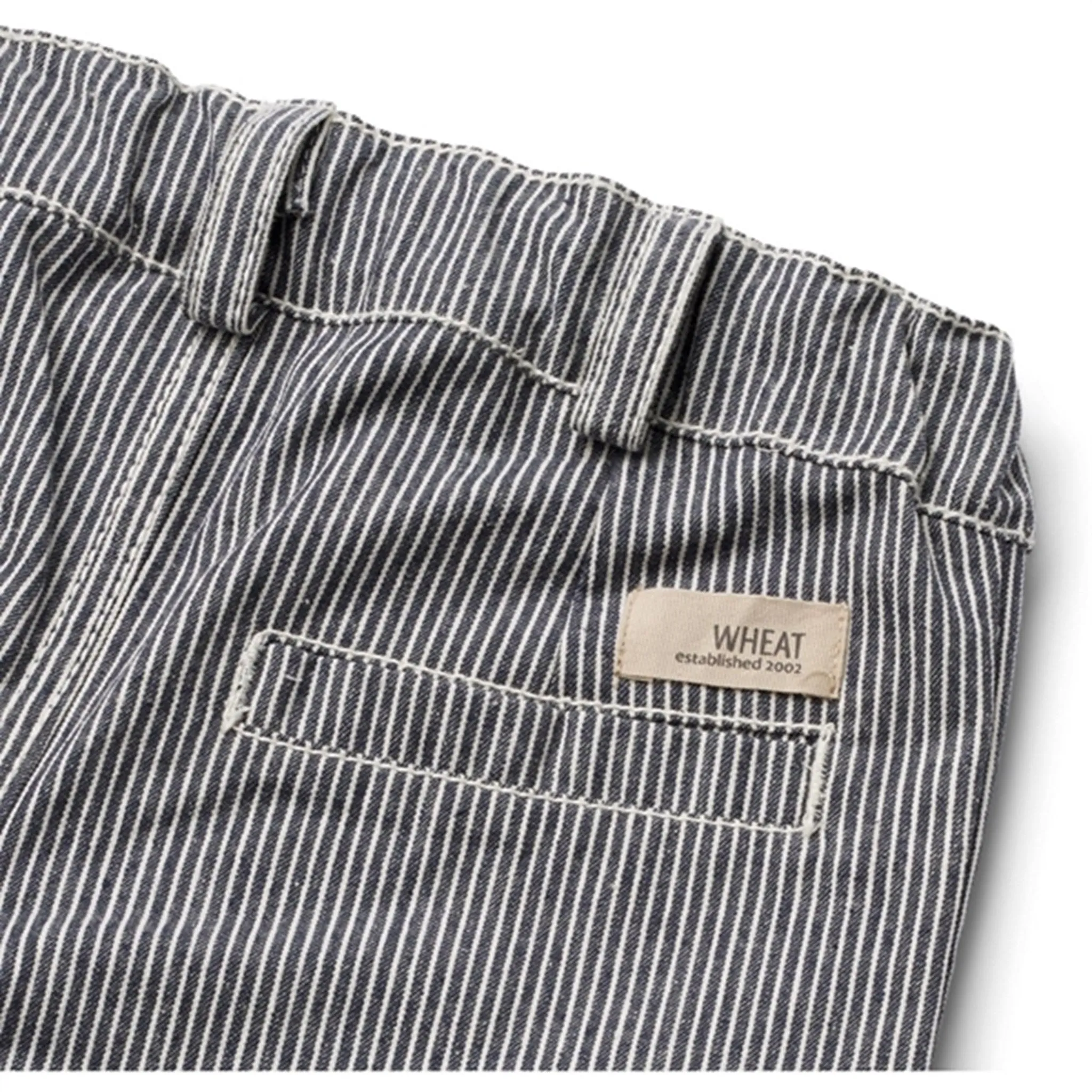 Wheat Denim Stripe Chinos Pants Aske