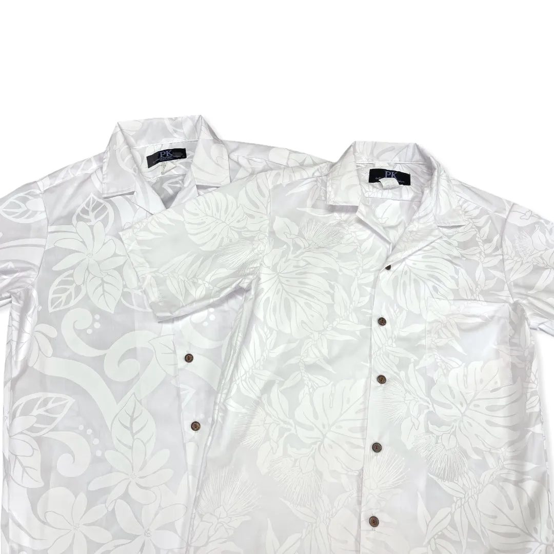 White Hawaiian Shirts | Tiare 011