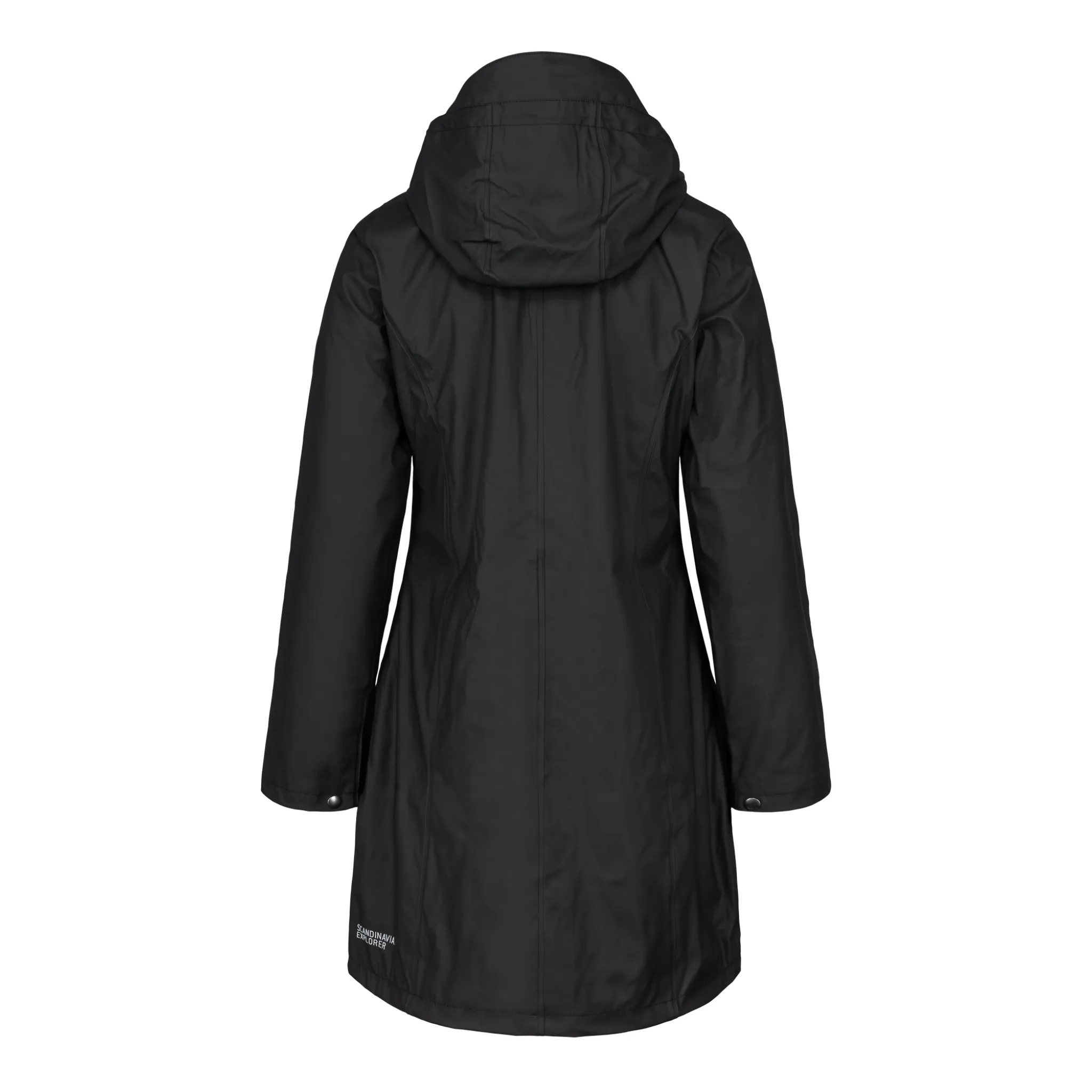 Women's Scandinavian Raincoat - Black