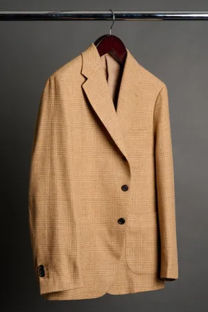 Wool & Cashmere Glenplaid Jacket