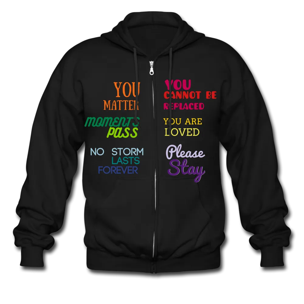 Words Matter / Broken Crayons Hoodie