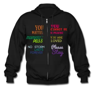 Words Matter / Broken Crayons Hoodie