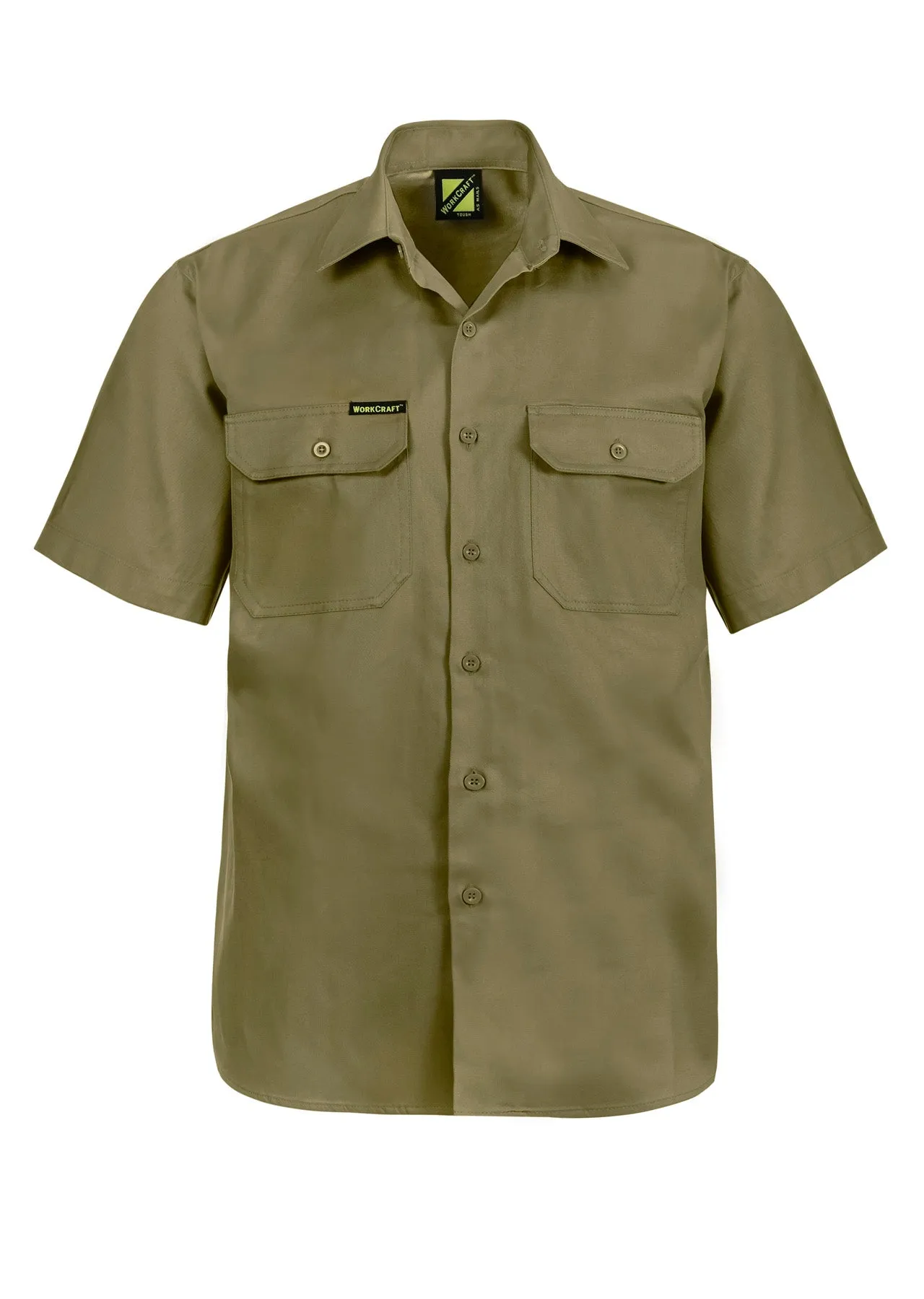 WS3021 SHORT SLEEVE COTTON DRILL SHIRT