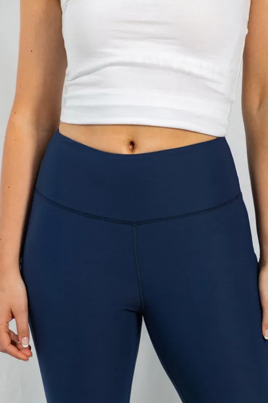 Yoga Bootcut Flare Pants- Navy